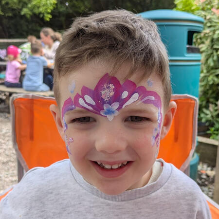 Face glitter - rainbow