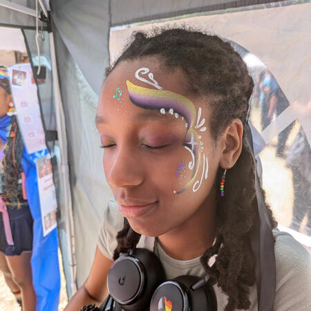 Face paint crown - blue Face paint crown - blue