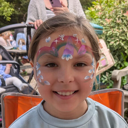 Face glitter - rainbow